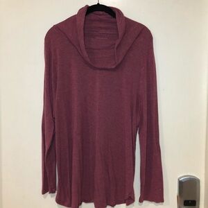 Talbots Maroon Long Sleeve Cowl Neck Sweater Size 3X